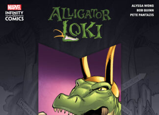 La variante caimán de Loki tendrá su propia serie limitada de cómics Portada de Alligator Loki Nº 1