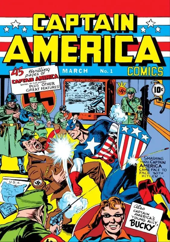 Portada de Captain America Nº 1