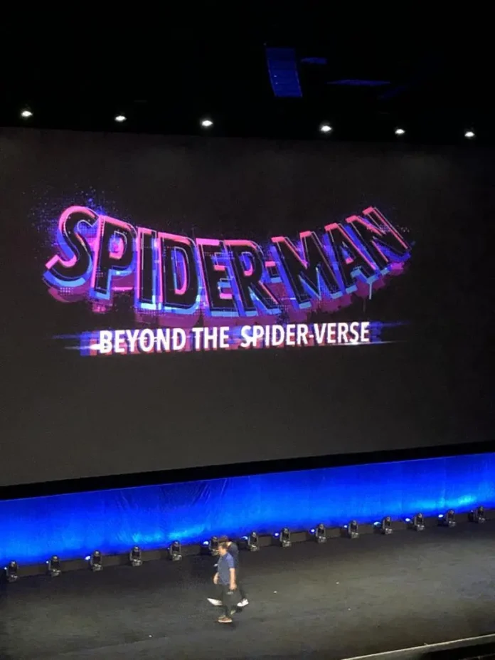 Primer vistazo al logo de Spider-Man: Beyond the Spider-Verse