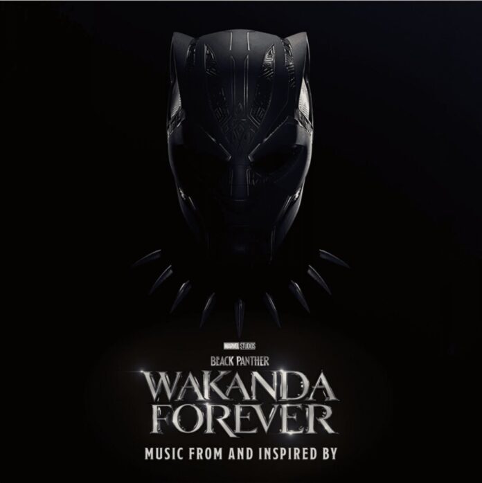 Carátula de la Banda Sonora de Black Panther: Wakanda Forever