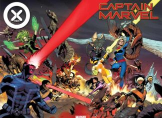 Marvel Comics anuncia un crossover entre los X-Men y la Capitana Marvel Portada interconectada de X-Men Nº 19 y Captain Marvel Nº 46