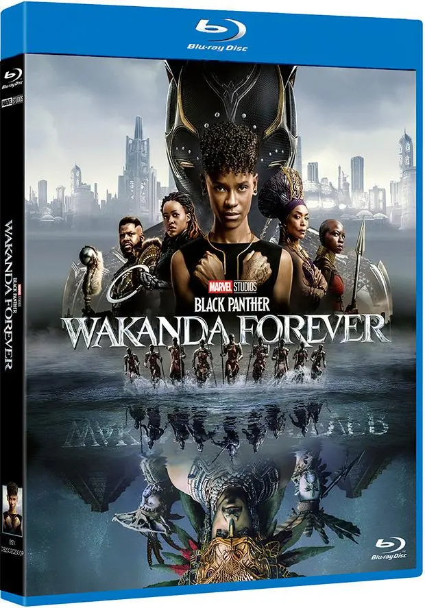 Carátula del Blu-ray de Black Panther: Wakanda Forever