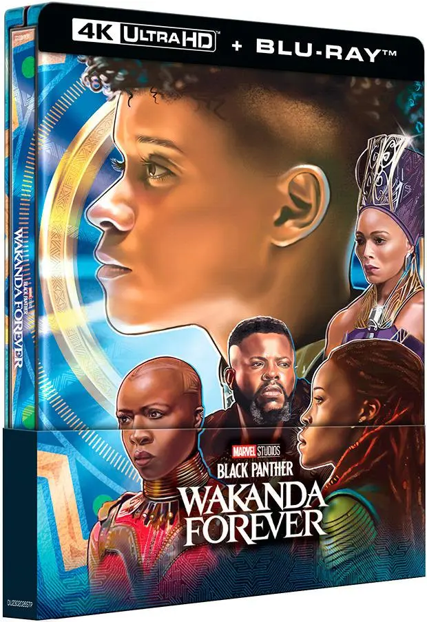 Blu-ray Steelbook de Wakanda de Black: Panther Wakanda Forever