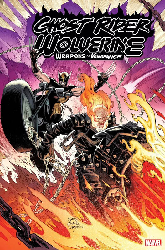 Portada de Ghost Rider/Wolverine: Weapons of Vengeance Alpha