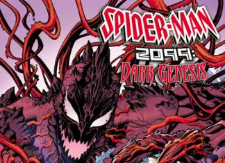 Vuelta al futuro de 2099, pero ahora con Matanza dando guerra Portada de Spider-Man 2099: Dark Genesis Nº 1