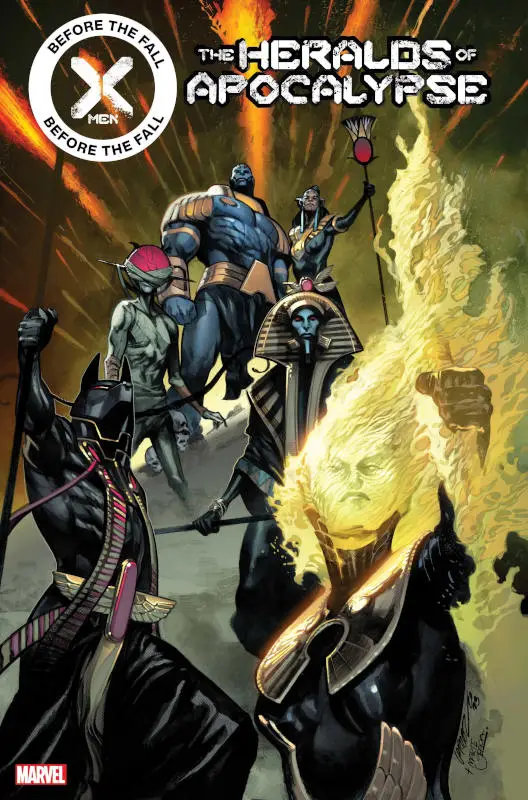 Portada de X-Men: Before the Fall - The Heralds of Apocalypse