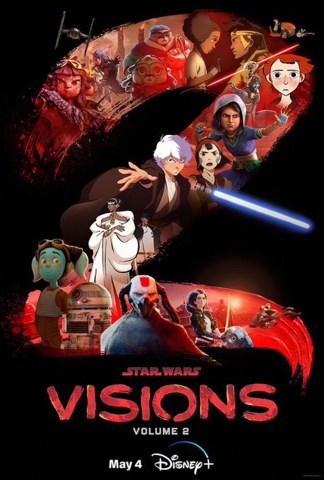 Póster de la temporada 2 de Star Wars: Visions