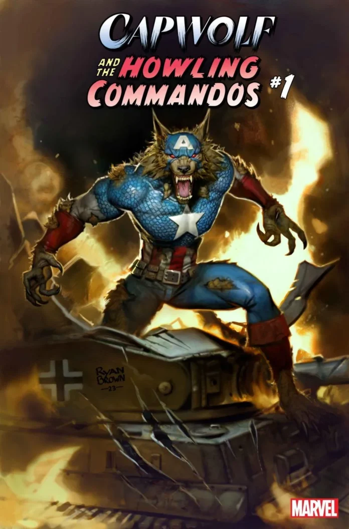 Portada de Capwolf and the Howling Commandos Nº 1