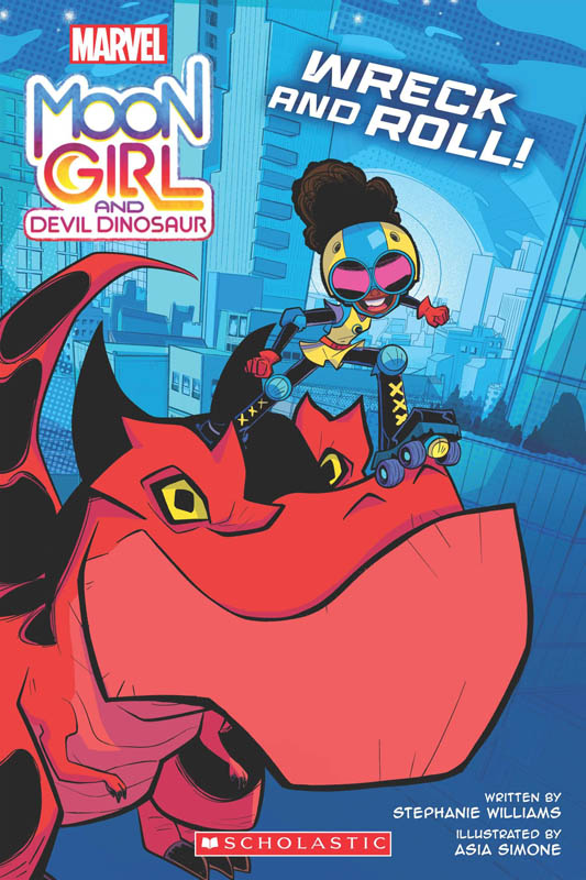 Portada de Moon Girl and Devil Dinosaur: Wreck and Roll!