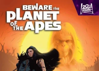 Marvel Comics anuncia serie precuela de El Planeta de los Simios Portada de Beware the Planet of the Apes Nº 1