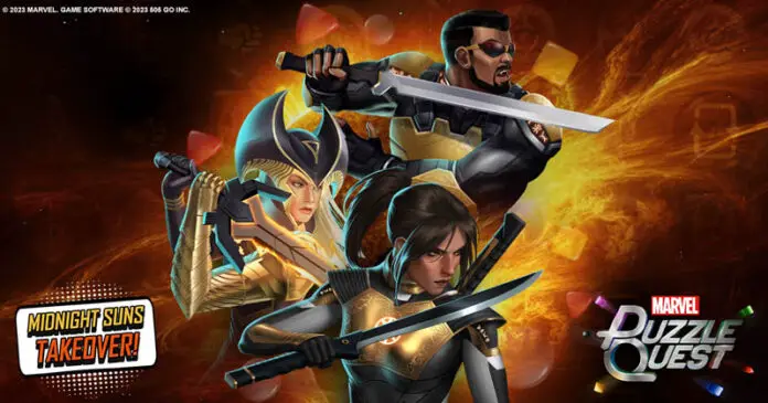 Marvel's Midnight Suns en Marvel Puzzle Quest