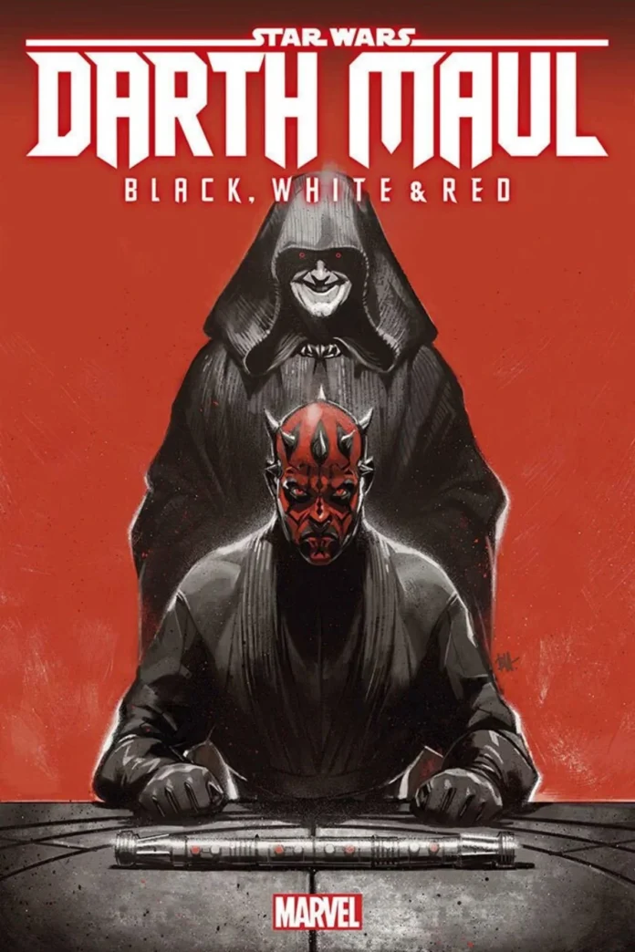 Portada de Darth Maul – Black, White & Red Nº 1