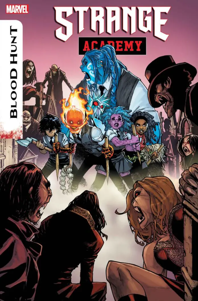 Strange Academy: Blood Hunt Nº 1 Portada de Strange Academy: Blood Hunt Nº 1