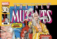 Anunciados cómics clásicos de Marvel Comics en 3D Portada de New Mutants Nº 98 3D