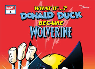 Marvel Comics anuncia un crossover entre Marvel y Disney con el Pato Donald y Lobezno como protagonistas Portada de What If...? Donald Duck Became Wolverine
