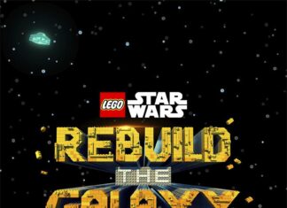 Primer tráiler del nuevo especial de LEGO Star Wars para Disney+. Se viene Darth Jar Jar Póster de LEGO Star Wars: Rebuild the Galaxy