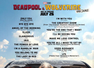 Revelado el tracklist de la banda sonora de Deadpool y Lobezno Banda Sonora Deadpool y Lobezno