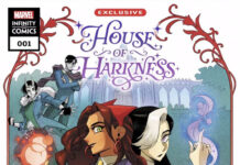 La Bruja Escarlata vuelve a la escuela en House of Harkness Portada de House of Harkness Nº 1