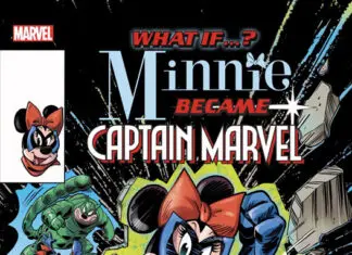 Portada de What If...? Minnie Became Captain Marvel