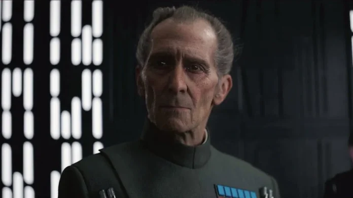 Gran Moff Tarkin Peter Cushing como el Gran Moff Tarkin