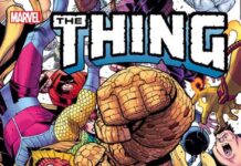 Marvel Comics anuncia una nueva serie spin-off de los Cuatro Fantásticos Portada de The Thing Nº 1