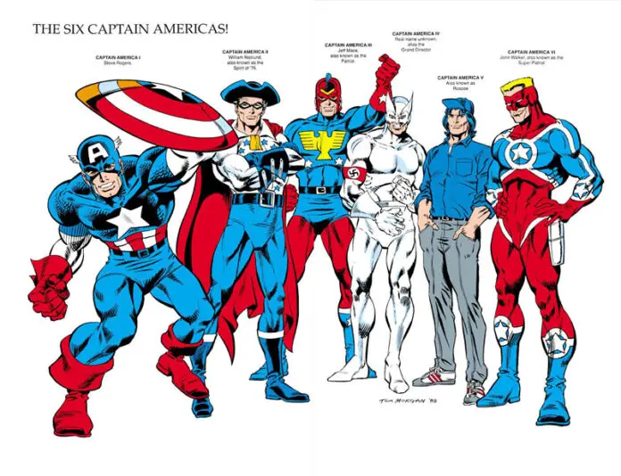 Seis Capitanes América Seis Capitanes América