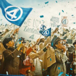 Póster de Los Cuatro Fantásticos: Primeros Pasos