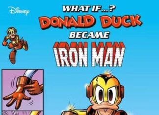 Portada de What If...? Donald Duck Became Iron Man