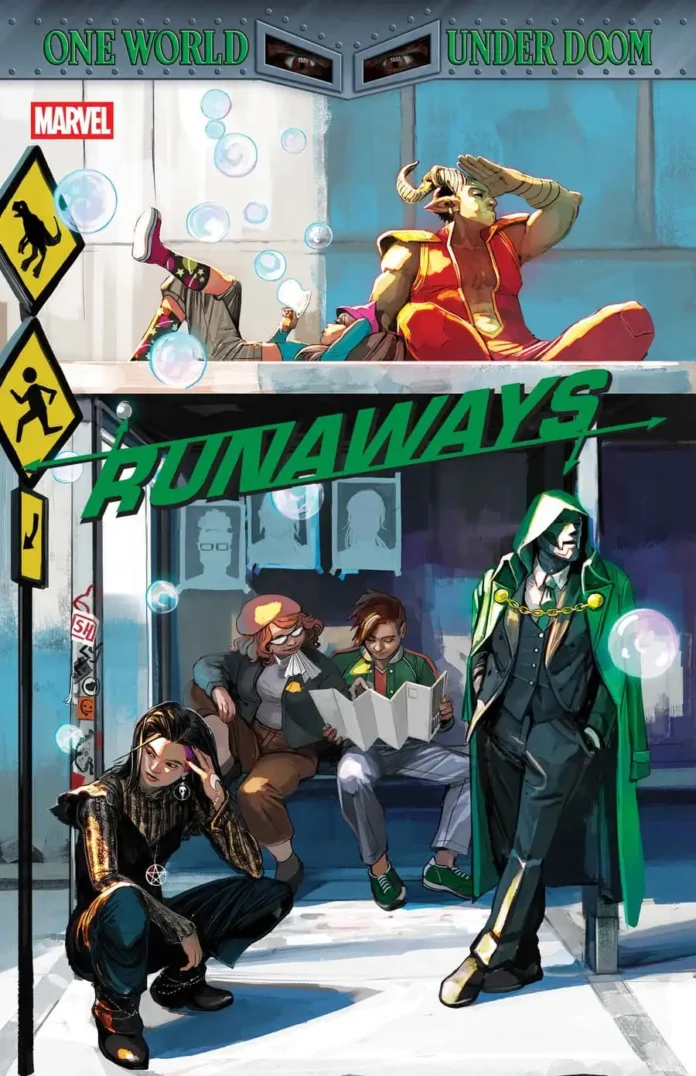 Runaways Nº 1 Portada de Runaways Nº 1