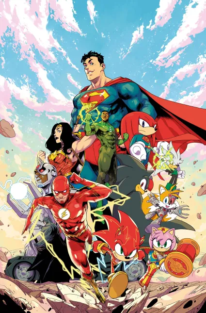 DC x Sonic the Hedgehog: Metal Legion Nº 1 Portada de DC x Sonic the Hedgehog: Metal Legion Nº 1