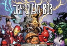 Jay y Bob el Silencioso se infiltran en el Universo Marvel Portada de Jya & Silent Bob: Jays of Future Past