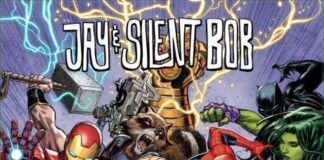 Jay y Bob el Silencioso se infiltran en el Universo Marvel Portada de Jya & Silent Bob: Jays of Future Past